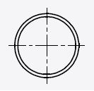 Adapter Sleeve, diameter: 27.7mm x
length: 150mm; Adapter sleeve without bore, Brass material: CW603N (2.0375)