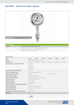 Thumbnail for spec sheet Direct- Ex-gas Dial Thermometer datasheet.pdf