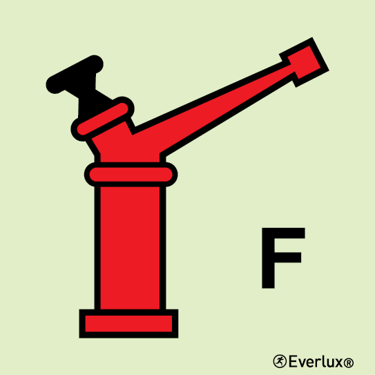 Photoluminescent 1.2mm rigid plastic 200x200mm Foam monitor (gun)