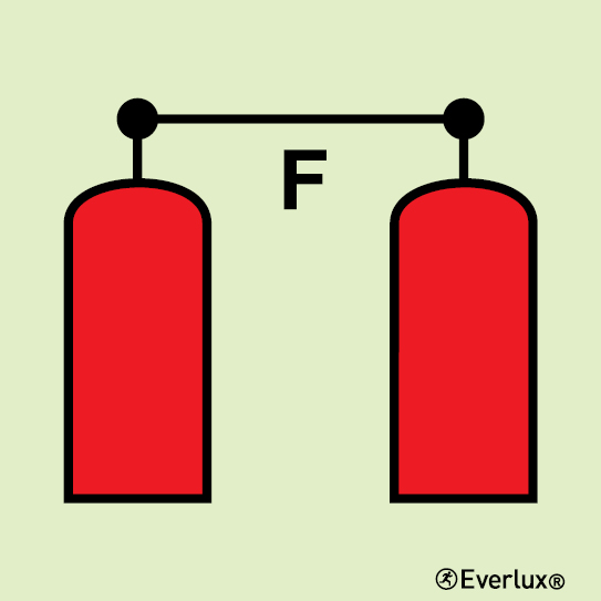 Photoluminescent self-adhesive vinyl 150x150mm Foam release station