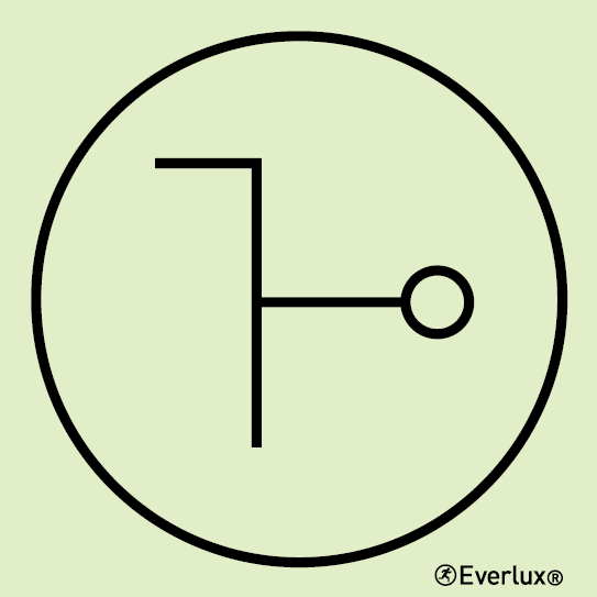 Photoluminescent 1.2mm rigid plastic 200x200mm Remote controlled skylights