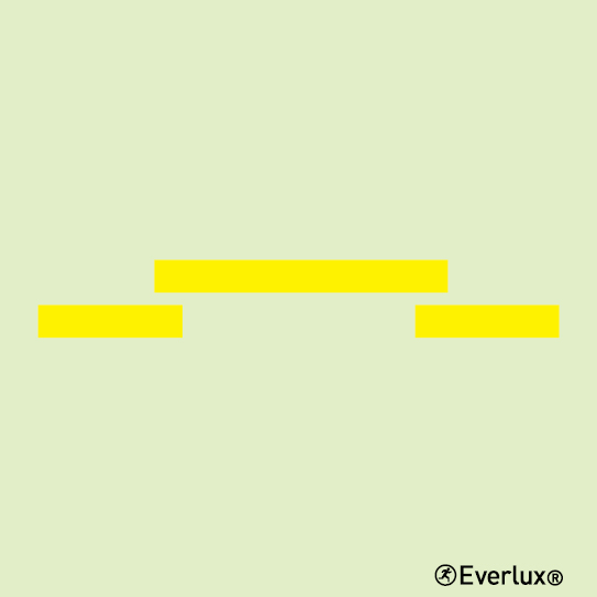 Photoluminescent self-adhesive vinyl 200x200mm B-class sliding fire door 