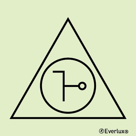 Photoluminescent self-adhesive vinyl 200x200mm Remote control for skylight