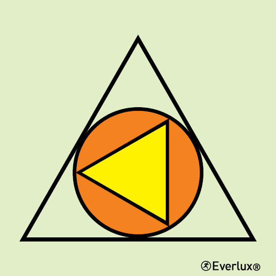 Photoluminescent 1.2mm rigid plastic 200x200mm Lube oil pump(s) remote shut-off 
