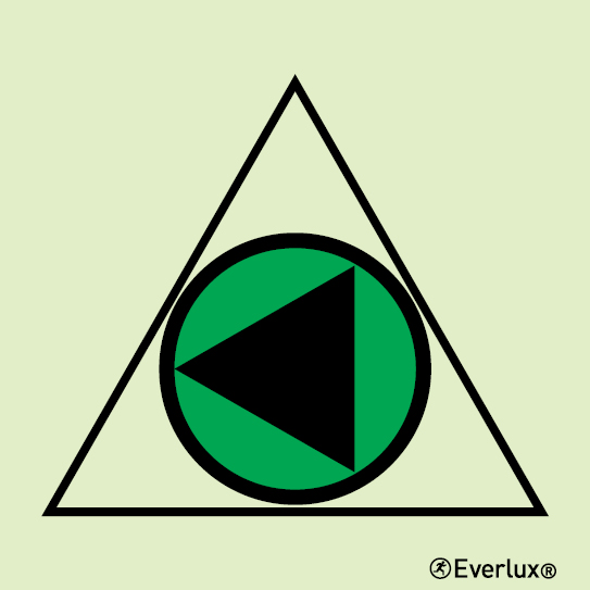 Photoluminescent self-adhesive vinyl 200x200mm Remote control for bilge pump(s)