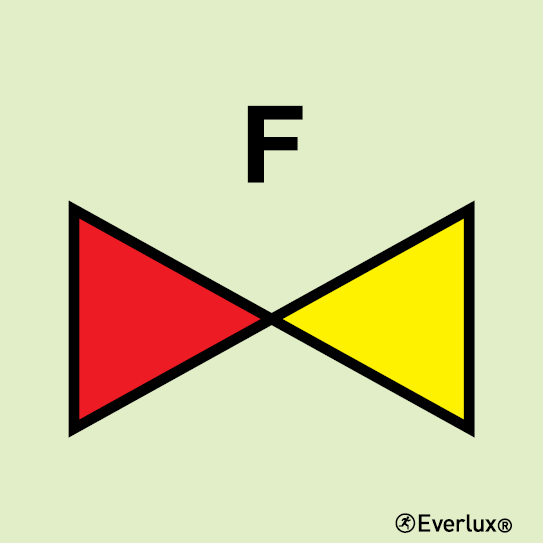 Photoluminescent 1.2mm rigid plastic 200x200mm Foam-section valve