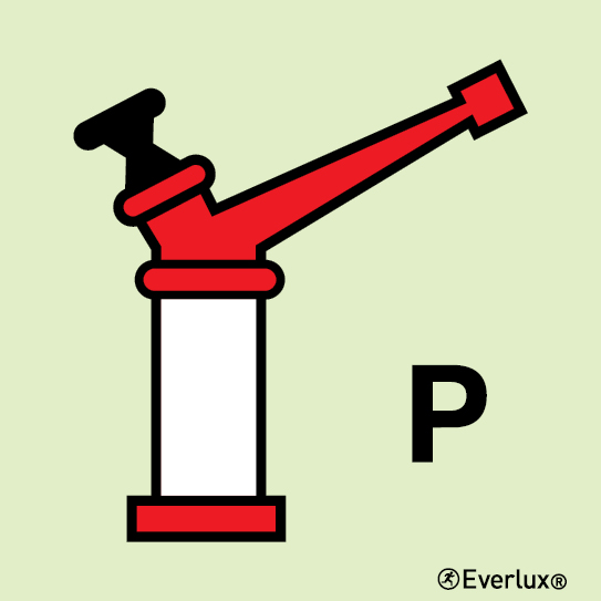 Photoluminescent 1.2mm rigid plastic 150x150mm Powder monitor