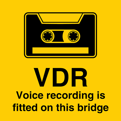 Self-adhesive vinyl 150x150mm VDR Voice recording
