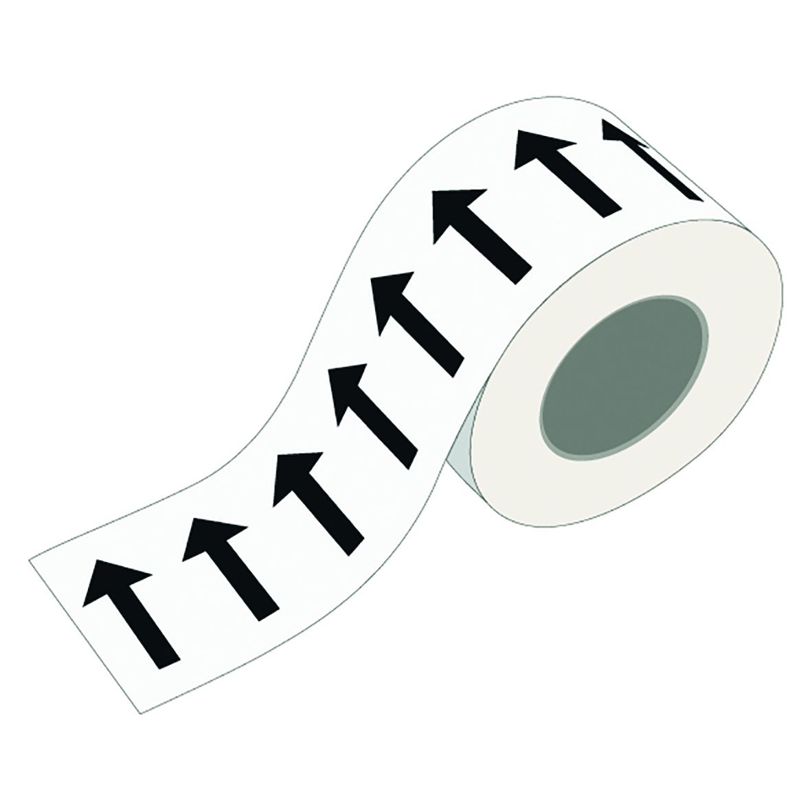 Self-adhesive vinyl 25mx50mm Flow arrows