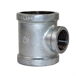 1-1/2X1-1/2X1-1/4 STD GALV RED TEE