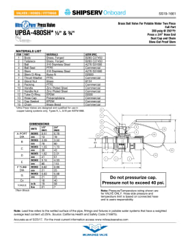 Thumbnail for spec sheet 1661SS0619w.pdf