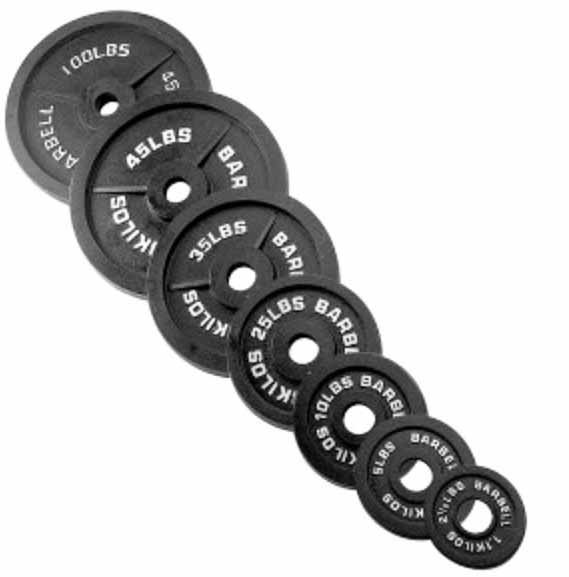 110125 DISC BARBELL CAST IRON 1.25KGS, 2'S
