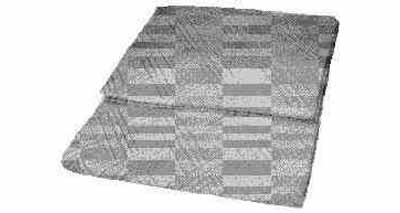 150371 BED SPREAD COTTON CHECK, 1500X2400MM