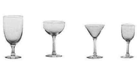 170611 GOBLET GLASS STANDARD, PLAIN 300CC