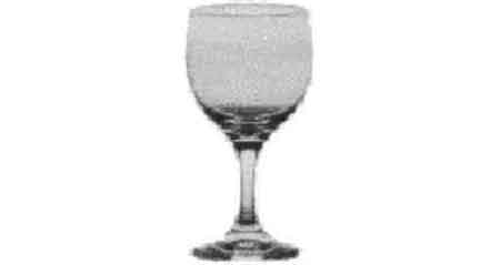 170652 WINE GLASS SHORT HIGH-QUALITY, 185CC