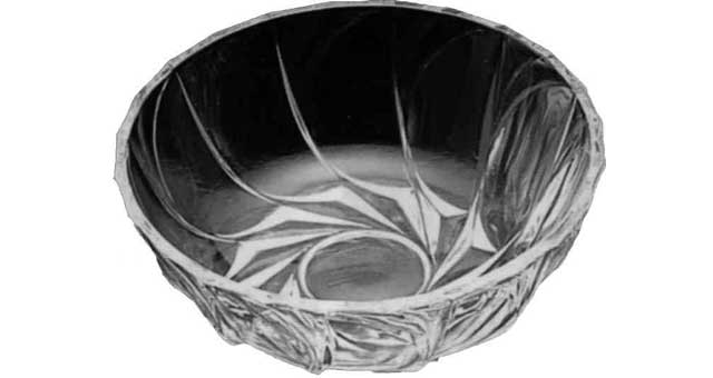 170741 GLASS BOWL 120MM DIAM