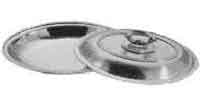 170847 VEGETABLE DISH W/COVER OVAL, STAINLESS STEEL 287X206X38MM