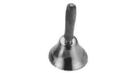 170947 HAND BELL BRASS DIAM 125MM