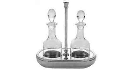171021 OIL & VINEGAR CASTER SET, 80CCX2BTLS