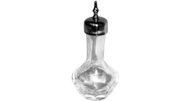 171054 BITTERS BOTTLE GLASS 160MM, HEIGHT