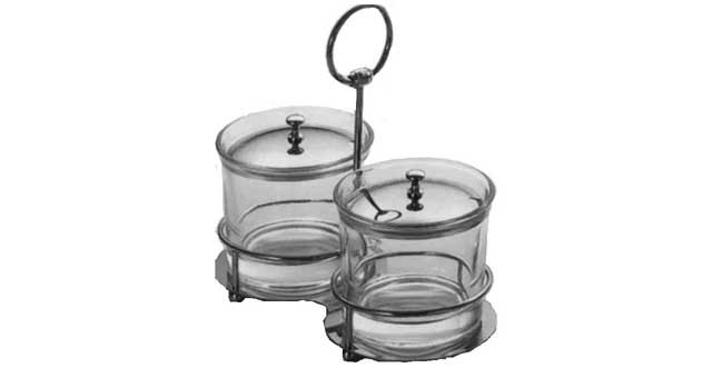 171076 JAM CASTER SET GLASS TWIN