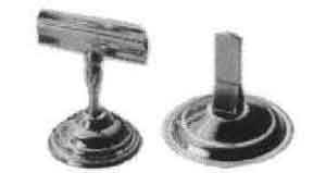 171445 MENU HOLDER STAINLESS STEEL, T-SHAPE PINCH 85MM HEIGHT