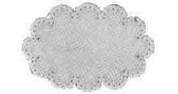 171521 LACE PAPER OVAL 150X105MM, 500'S