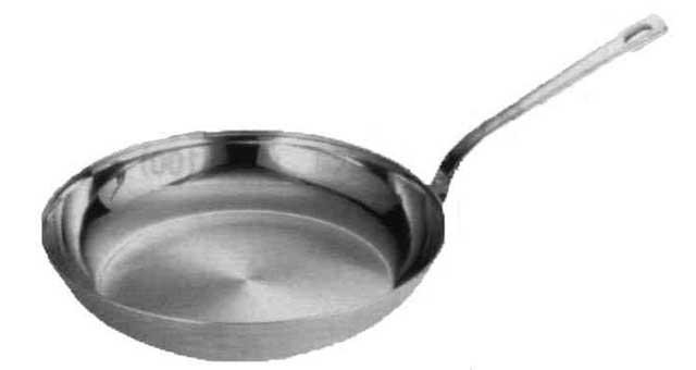 FRYING PAN STAINLESS STEEL, DIAM 330MM