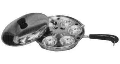 172001 EGG POACHER STAINLESS STEEL, 4CUPSX200MM