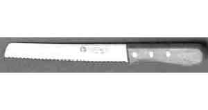 172334 BREAD KNIFE STAINLESS STEEL, BLADE 203MM W/PLASTIC HANDLE