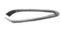 172374 TWEEZERS BONE STAINLESS STEEL, 105MM