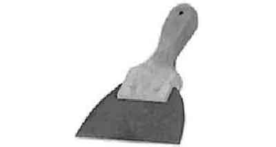 172521 BOWL SCRAPER W/WOOD HANDLE, RUBBER BLADE 100MM WIDE