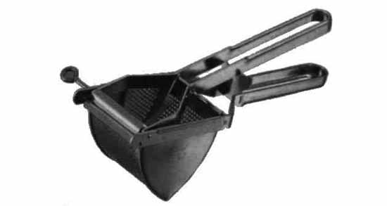 172813 POTATO MASHER CUP TYPE, STAINLESS STEEL 90MM WIDTH