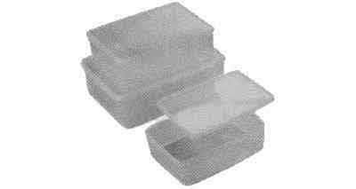 172881 FOOD CONTAINER PLASTIC W/TIGHT, SEALCOVER 182X115X51MM 0.8LTR