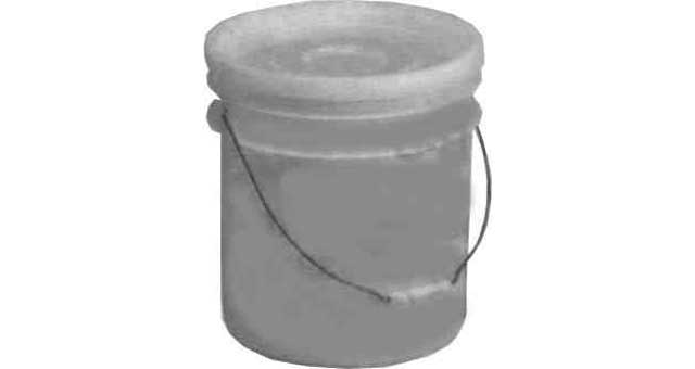 172961 PAIL STORAGE FOR CONDIMENT, POLYETHYLENE 6LTR
