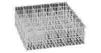 172972 RACK GLASS COMPARTMENT STLWIRE, W/PLASTIC COATED 500X250X120MM