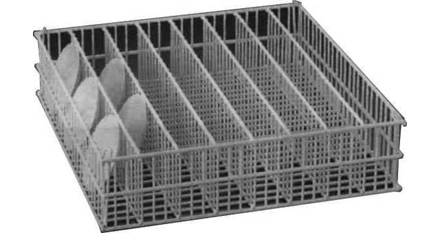 172977 RACK TABLEWARE STEEL WIRE, W/PLASTIC COATED 500X250X120MM