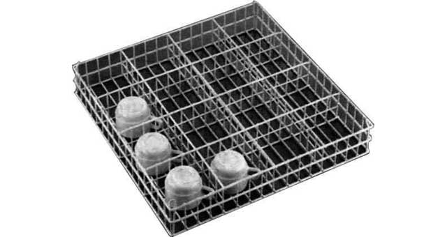 172983 RACK CUP STEEL WIRE, 475X475X80MM FOR 16 CUPS