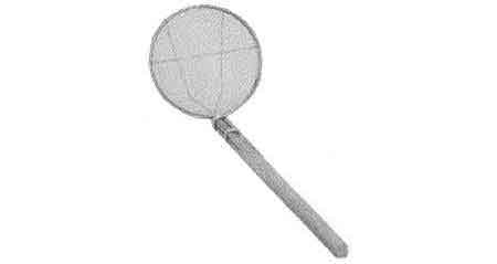 NET SCOOP LADLE, STAINLESS STEEL 240MM DIAM