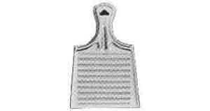 173381 GRATER WITH GRIP ALUMINIUM, 170X260MM