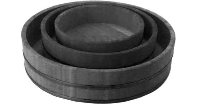 173415 SUSHI TUB WOOD INNER DIA310MM, DEPTH 70MM 1.44LTR