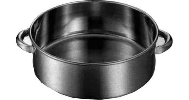 173476 WASH BASIN STAINLESS STEEL, 270MM DIAM 5LTR