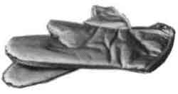 174048 OVEN MITT HEAT PROTECTION, ALUMINIZED CLOTH