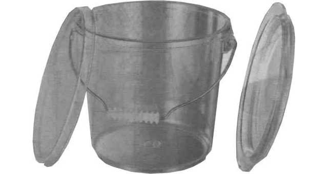 174118 BUCKET POLYCARBONATE 13LTR