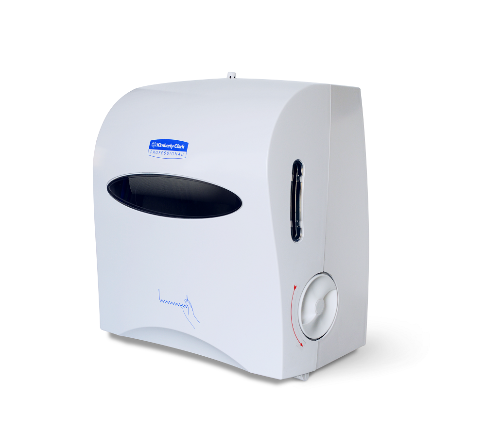 174255 DISPENSER FOR PAPER TOWEL ROLL, TYPE L:300M 321X259X410MM