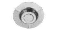 174316 ASH TRAY STAINLESS STEEL PLAIN, 160MM DIAM