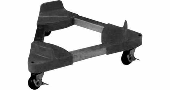 174361 DOLLY STEEL FOR GARBAGE CAN, FOR 360MM DIAM (45LTR)  