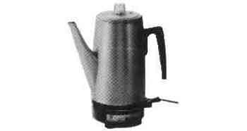 174546 COFFEE PERCOLATOR ELECTRIC, 7CUPS 110V
