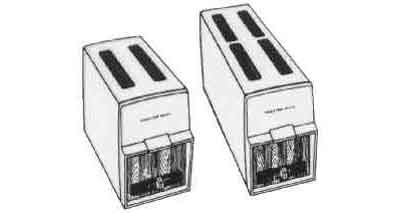 174551 TOASTER AUTO 2-SLICES 100V