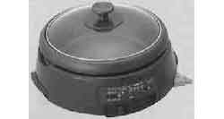 174593 GRILL PAN ELECTRIC W/GLASS LID, 110V